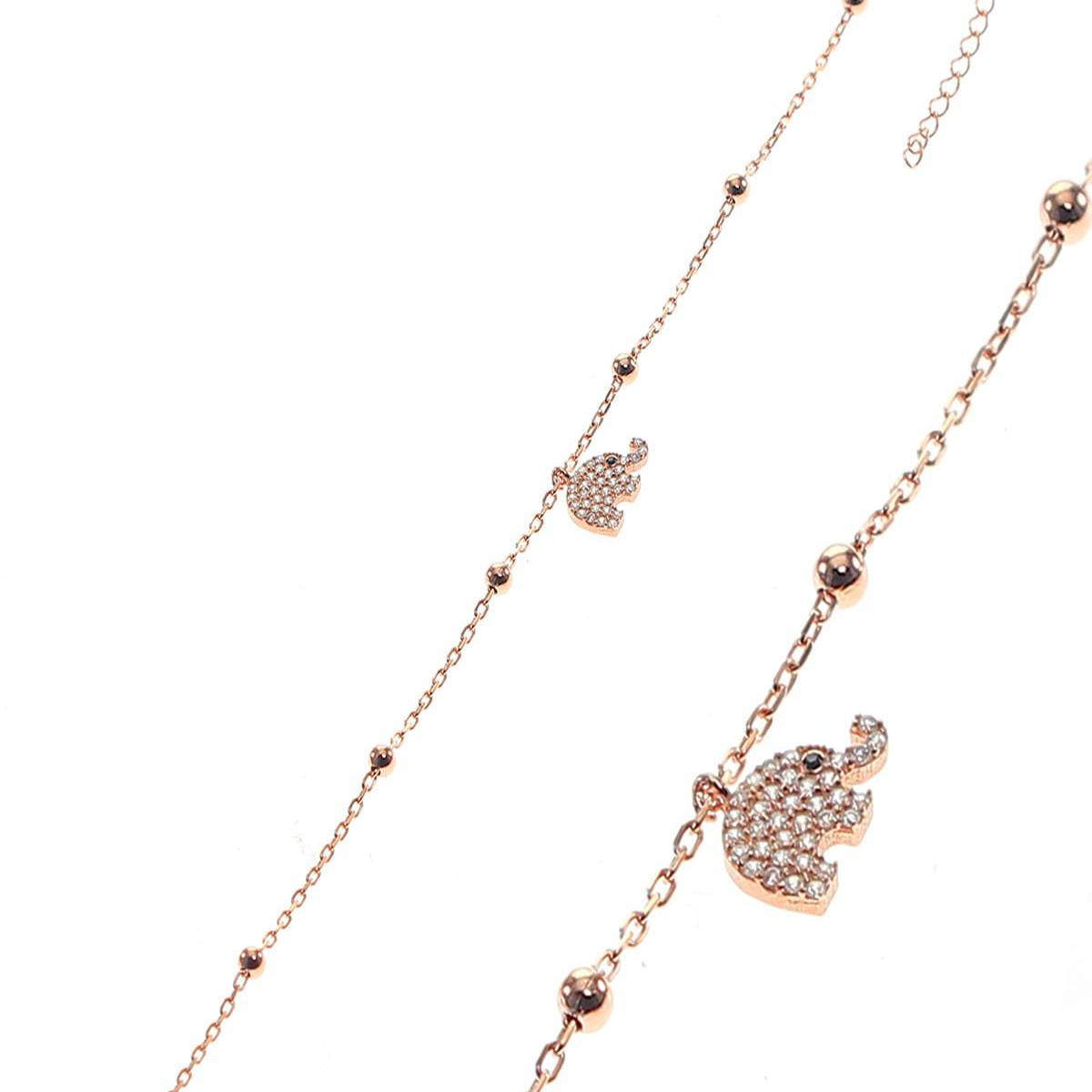 Elephant Bracelet Gold • Elephant Charm Bracelet • Gift For Wife - Trending Silver Gifts