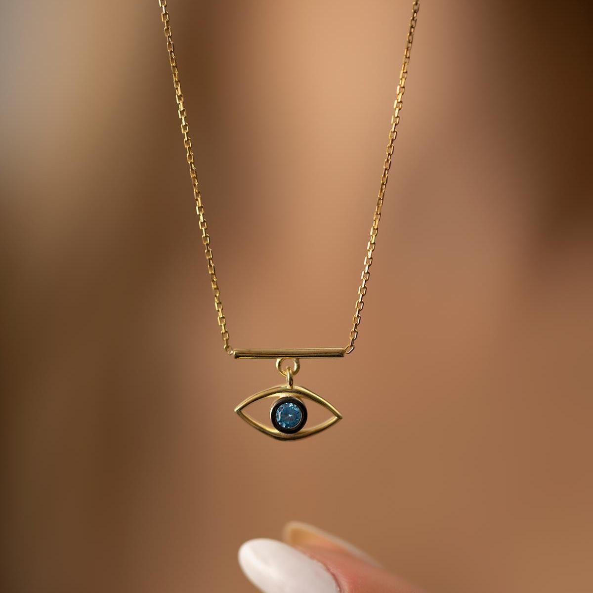 Eye Of Horus Necklace • Gift For Mom Who Has Everything • Gift For Her - Trending Silver Gifts