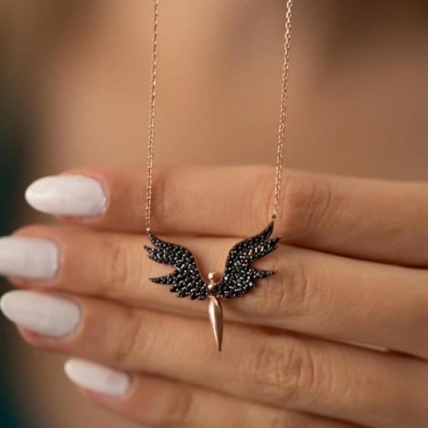 Archangel Silver Necklace Silver Archangel Necklace St 
