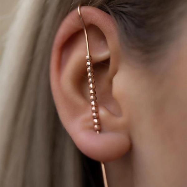 Korean Edgy Ear Pin • Korean Earrings • Dagger Lesbian Pin Earring - Trending Silver Gifts