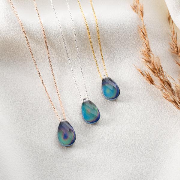 Mood stone necklace new arrivals