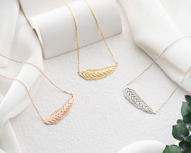 Golden Harvest Wheat Head Necklace - Celebrate the Seasons ¥ Abundent