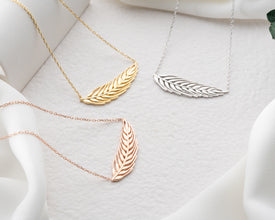 Golden Harvest Wheat Head Necklace - Celebrate the Seasons ¥ Abundent