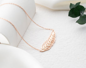 Golden Harvest Wheat Head Necklace - Celebrate the Seasons ¥ Abundent