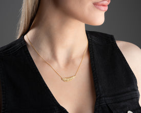 Golden Harvest Wheat Head Necklace - Celebrate the Seasons ¥ Abundent