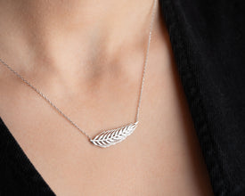 Golden Harvest Wheat Head Necklace - Celebrate the Seasons ¥ Abundent