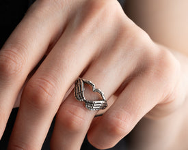 Hand with Heart Rings for Men & Women
