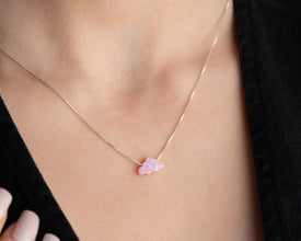 Opal Cloud Pendant - 925 Silver, Gold, Rose Options