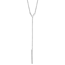 Long Dangle Initial Necklace