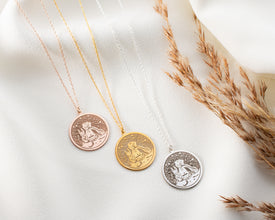 Handmade The Little Prince silver necklace, a delicate and meaningful literary-inspired pendant.