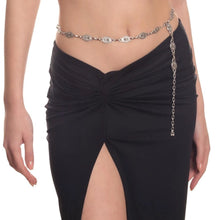 Elegant Antique Silver Plated Adjustable Boho Waist Chain for Women