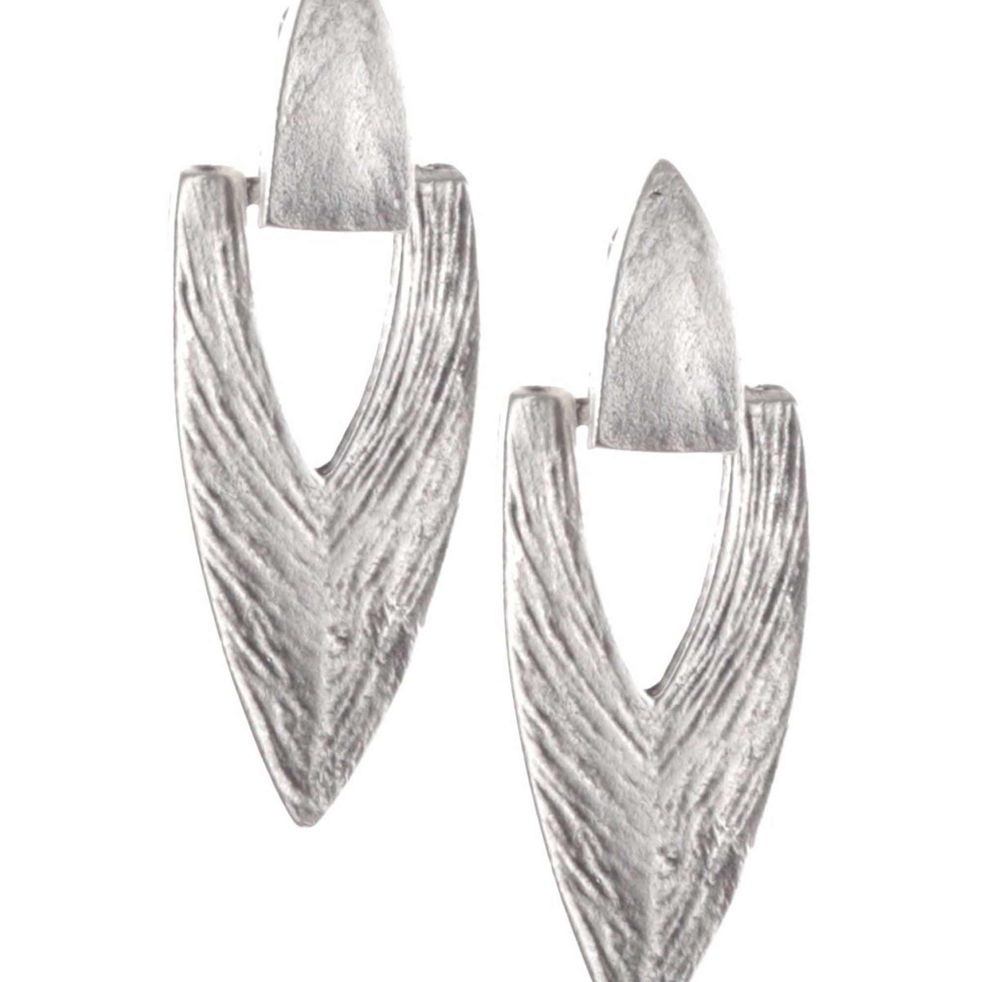 Elegant Antique Silver Plated Drop Earrings for Women