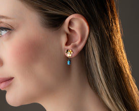 Elegant packaging for Blue Ladybug Earrings Ð perfect for gifting