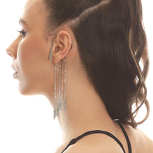 Dainty Gold-Plated Leaf Charm Ear Cuff & Cartilage Earring for Women