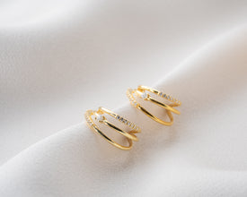 Capsule jewelry collection built around these versatile hoops