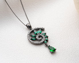 Moonlight cleansing ritual with necklace and selenite