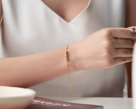 Capsule jewelry collection built around this bracelet