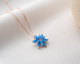 Handcrafted silver lotus necklace, perfect for meditation lovers