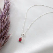 Red Gemstone Necklace