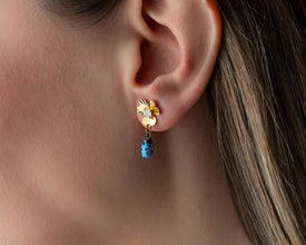 Blue Ladybug Earrings as a sentimental gift idea