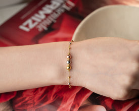 Travel jewelry case showing bracelet as essential