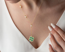 Sterling chain with engraved symbolic protection charm