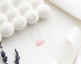 Opal Cloud Pendant - 925 Silver, Gold, Rose Options