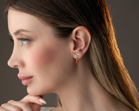 Eco-friendly jewelry packaging for ladybug earrings