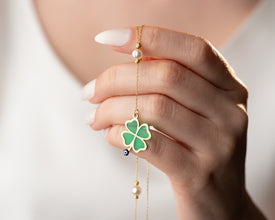 Detailed view of handmade charm for protection