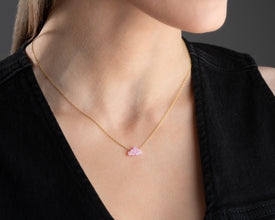 Opal Cloud Pendant - 925 Silver, Gold, Rose Options