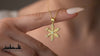 Holiday gift idea for women – snowflake opal necklace