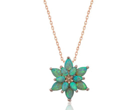 Elegant and meaningful lotus necklace symbolizing growth and renewal.