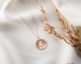 Lightweight and elegant silver literary pendant necklace for bookworms.