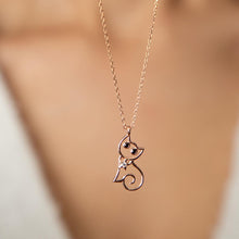 Tiny Cat Pendant Necklace ¥ Cat Lover Gifts ¥ Gift For Cat Lover - Trending Silver Gifts