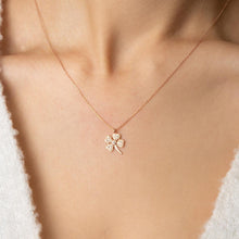 Clover Diamond Necklace ¥ Four Leaf Clover Necklace ¥ Luck Necklace - Trending Silver Gifts