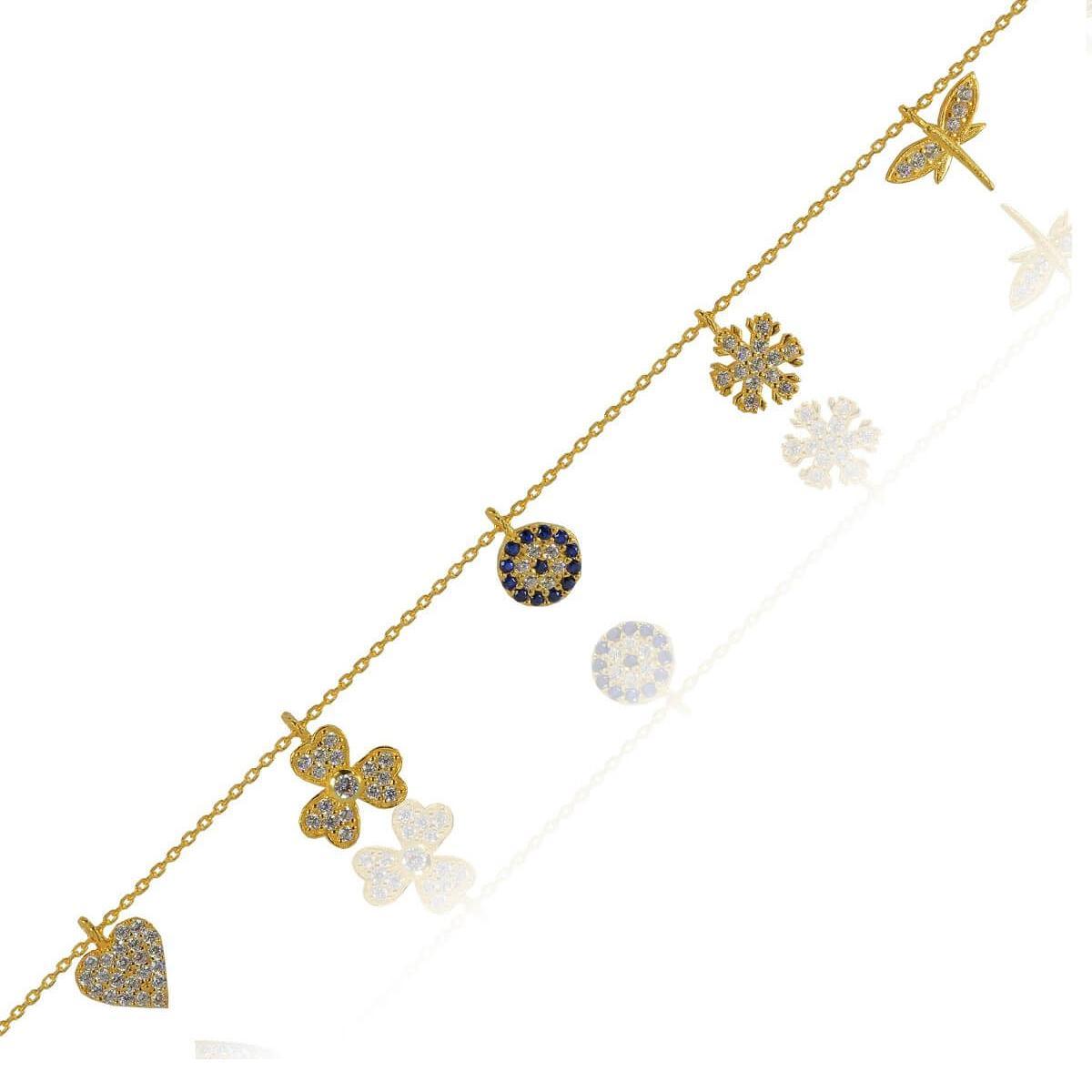 Luck Bracelet • Karma And Luck Bracelet • Snowflake Bracelet - Trending Silver Gifts