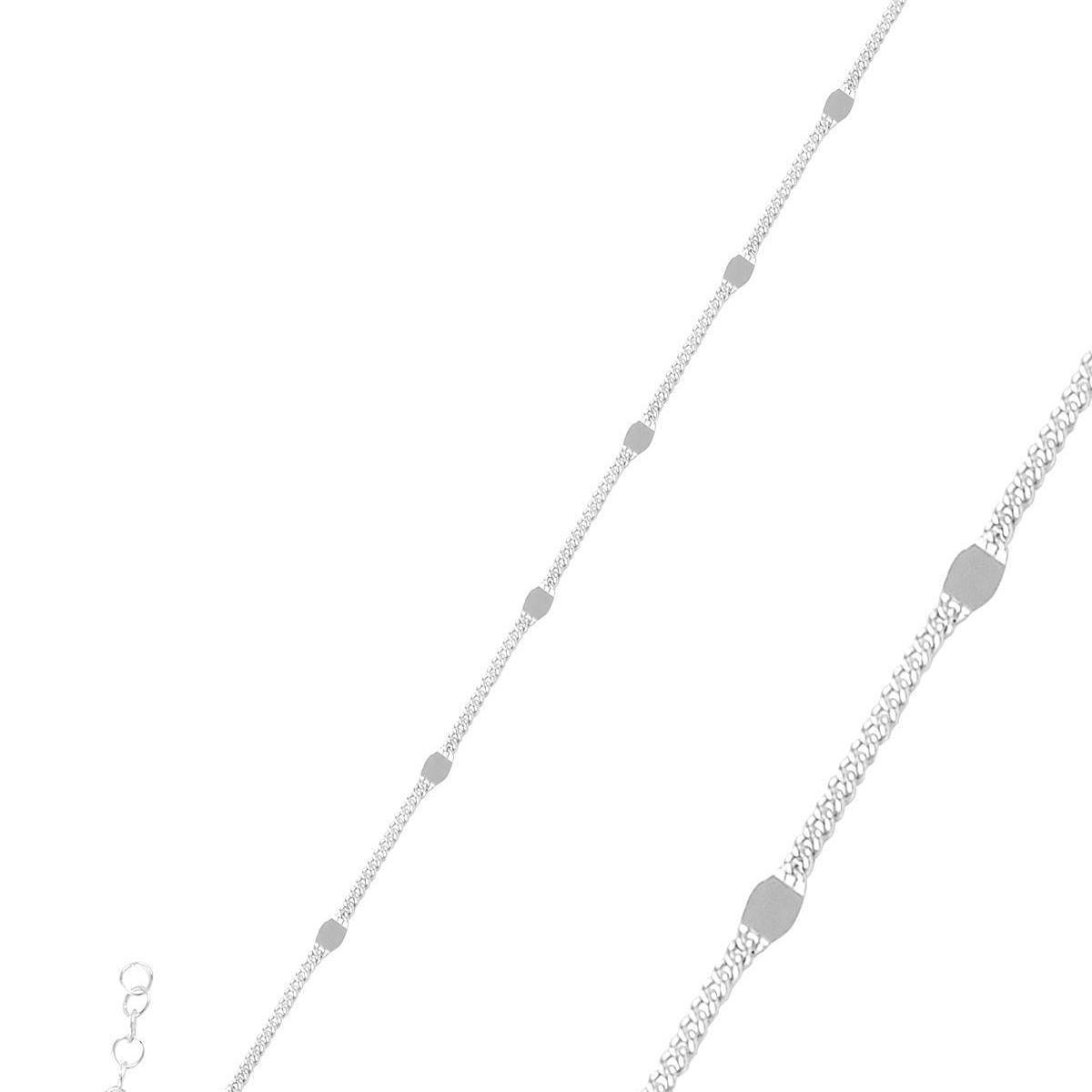 Gourmet Chain Dianty Bracelet • Best Chain Bracelet • Tennis Bracelet - Trending Silver Gifts