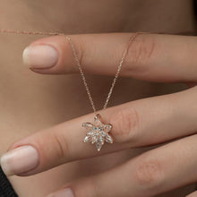 Lotus Flower Necklace ¥ Diamond Lotus Necklace ¥ Lotus Necklace Silver - Trending Silver Gifts