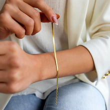 Italian Snake Chain Bracelet ¥ Bridesmaid Gift For Wedding Day - Trending Silver Gifts