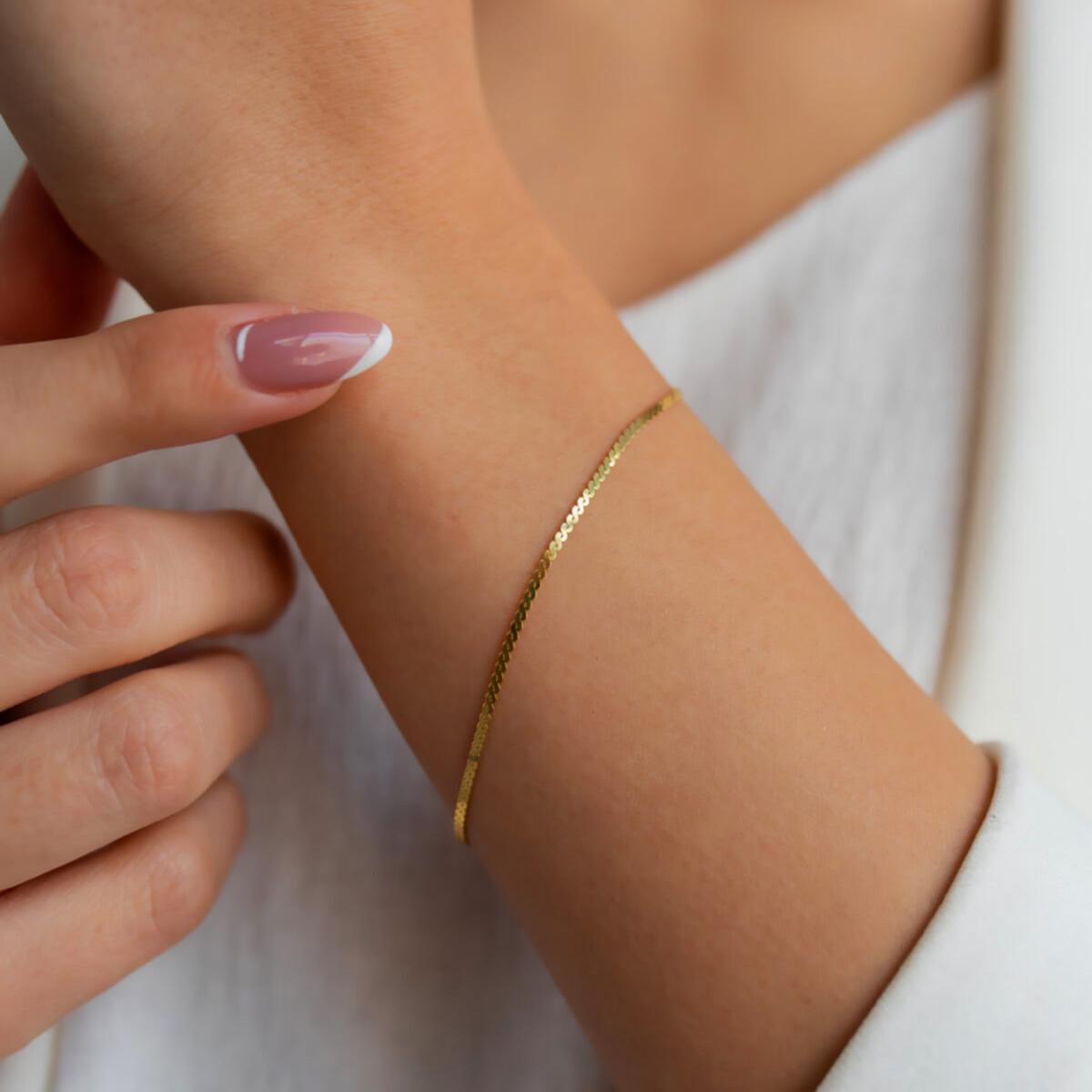 Dainty Foxtail Bracelet for Women ¥ Christmas Gift For Wife - Trending Silver Gifts