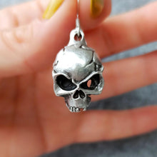 Silver Skull Earrings ¥ Skull Earrings Dangle ¥ Skull Earrings Hoops - Trending Silver Gifts