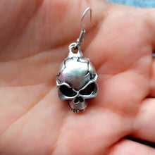 Silver Skull Earrings ¥ Skull Earrings Dangle ¥ Skull Earrings Hoops - Trending Silver Gifts
