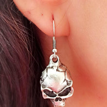 Silver Skull Earrings ¥ Skull Earrings Dangle ¥ Skull Earrings Hoops - Trending Silver Gifts