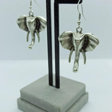 Elephant Hoop Earrings ¥ Sterling Silver Gothic Earrings, Gift For Her - Trending Silver Gifts