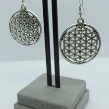 Flower Of Life Earrings ¥ Sterling Silver Handmade Earrings - Trending Silver Gifts