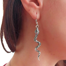 Sterling Silver Snake Earrings ¥ Ant?que Sterling Silver Earrings - Trending Silver Gifts