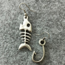 Sterling Silver Fishhook Earrings ¥ Silver Fishbone Earrings - Trending Silver Gifts