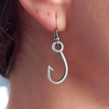 Sterling Silver Fishhook Earrings ¥ Silver Fishbone Earrings - Trending Silver Gifts