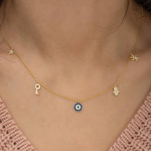 Luck Necklace Gold ¥ Good Luck Necklace ¥ 7 Rings Of Luck Necklace - Trending Silver Gifts