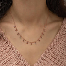 Satellite Chain Teardrop Zultanite Necklace¥ Tiny Teardrop Birthstone - Trending Silver Gifts